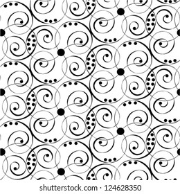 abstract floral pattern with cute flower
