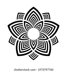 Resumen del patrón floral. Diseño decorativo. Arte vectorial.