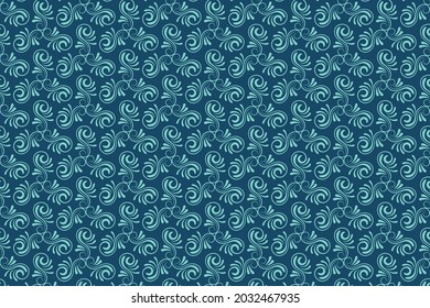 Abstract floral pattern design. Seamless vector graphic pattern for fabric, wallpaper, packaging and other multiple usage 