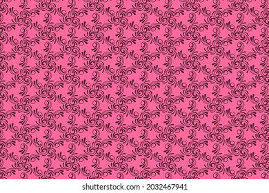Abstract floral pattern design. Seamless vector graphic pattern for fabric, wallpaper, packaging and other multiple usage 