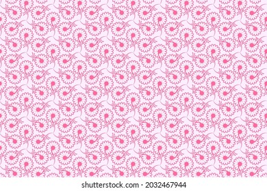 Abstract floral pattern design. Seamless vector graphic pattern for fabric, wallpaper, packaging and other multiple usage 