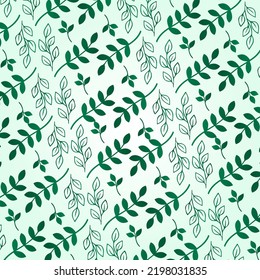 Abstract Floral pattern design vector. Abstract leaf texture pattern design template vector