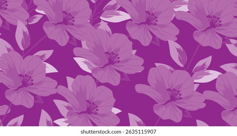 Abstract Floral Pattern, Digital pattern, Design for Fashion, Fabric, Textile, Wallpaper, Wrapping and All prints. Vector Illustration