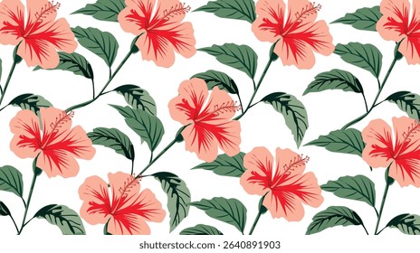 Abstract Floral Pattern, Digital Pattern, Vector Illustration Pattern. Design for Fashion, Fabric, Textile, Wallpaper, Wrapping and All prints.