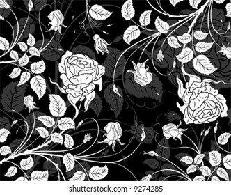 Abstract floral pattern, element for design, vector illustration