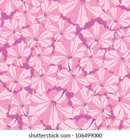 Abstract floral pattern.  Flowers seamless texture. Pink textured background.
