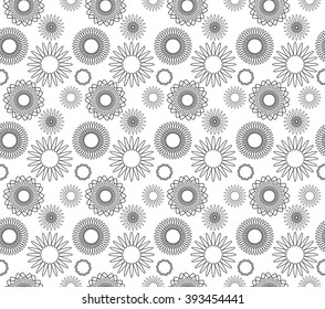 Abstract floral pattern. Abstract flowers texture. Abstract flower pattern background, can be used for wallpaper, cover fills, web page background, surface textures.