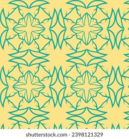 Abstract floral pattern geometric background, luxury pattern, stylish vector graphic texture