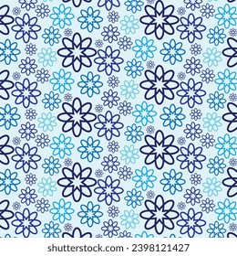 Abstract floral pattern geometric background, luxury pattern, stylish vector graphic texture