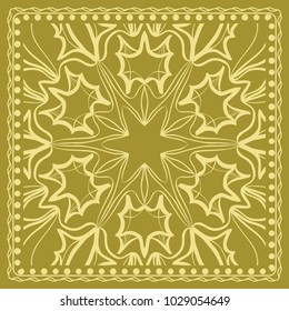 Abstract floral pattern. geometry, mandala design. vector illustration. for invitation, bridal, wedding, wallpaper