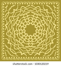 Abstract floral pattern. geometry, mandala design. vector illustration. for invitation, bridal, wedding, wallpaper