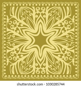 Abstract floral pattern. geometry, mandala design. vector illustration. for invitation, bridal, wedding, wallpaper
