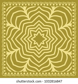 Abstract floral pattern. geometry, mandala design. vector illustration. for invitation, bridal, wedding, wallpaper