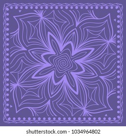 Abstract floral pattern. geometry, mandala design. vector illustration. for invitation, bridal, wedding, wallpaper
