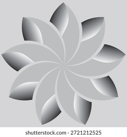 Abstract Floral Pattern Gradient  Black  background