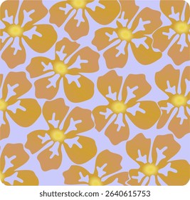 Abstract floral pattern inspired by nature. Vector illustration.