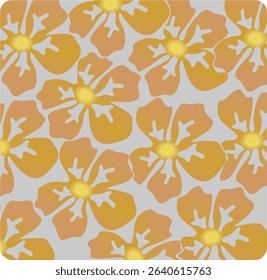 Abstract floral pattern inspired by nature. Vector illustration.