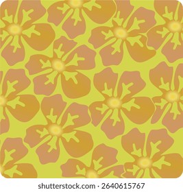 Abstract floral pattern inspired by nature. Vector illustration.