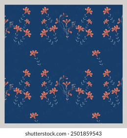  Abstractas patrón floral. Forma de hoja y flor patrón orgánico sin fisuras. Botánico floral simple sin fisuras para la tela, decoración casera, empaquetado, carteles, tarjetas de la invitación, Fondo de pantalla, papel de impresión