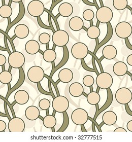 abstract floral pattern in modern style