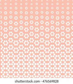 Abstract floral pattern. Modern vector graphic. Pink and white background. Graphic modern pattern.