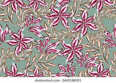 abstract floral pattern or abstract motif