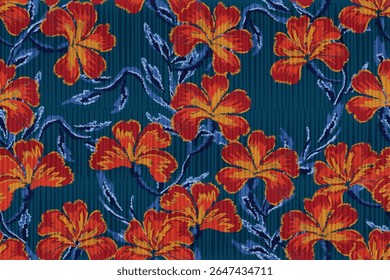 padrão floral abstrato ou motivo abstrato