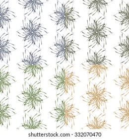Abstract floral PATTERN ON A WHITE BACKGROUND by columns