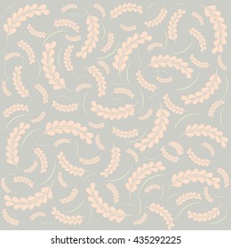 Abstract floral pattern in pastel tones. 