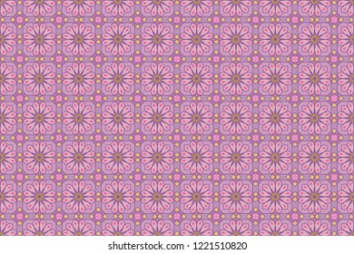 Abstract Floral Pattern Pattern-pink