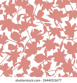 Abstract floral pattern perfect for textile design,