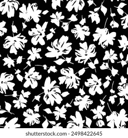 Abstract floral pattern perfect for textile design,