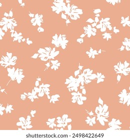 Abstract floral pattern perfect for textile design,