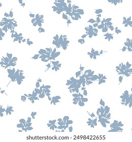 Abstract floral pattern perfect for textile design,