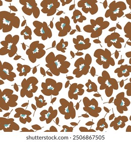 Abstraktes Blumenmuster perfekt für textiles Design,