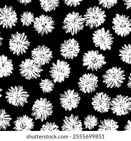 Abstract floral pattern perfect for textile design,