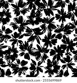 Abstract floral pattern perfect for textile design,