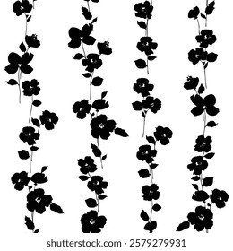 Abstract floral pattern perfect for textile design,