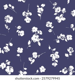 Abstract floral pattern perfect for textile design,