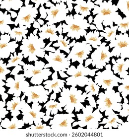 Abstract floral pattern perfect for textile design,