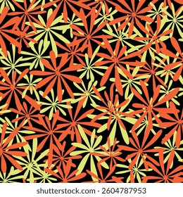 Abstract floral pattern perfect for textile design,