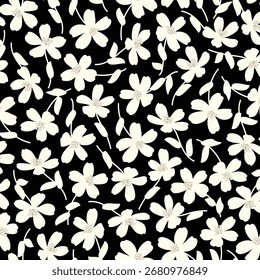 Padrão floral abstrato perfeito para design têxtil,