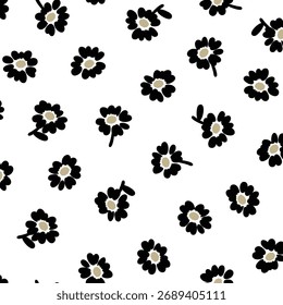 Padrão floral abstrato perfeito para design têxtil,