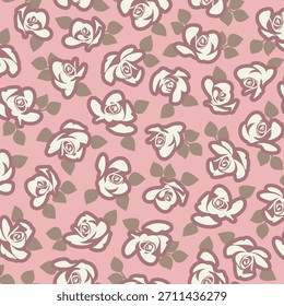 Abstract floral pattern perfect for textile design,
