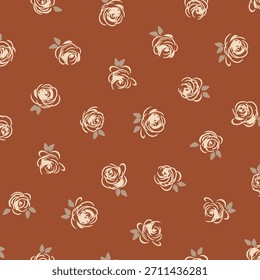 Abstractas patrón floral perfecto para el diseño textil,