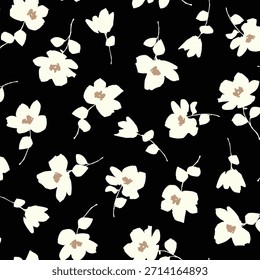 Abstractas patrón floral perfecto para el diseño textil,