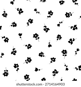 Abstraktes Blumenmuster perfekt für textiles Design,