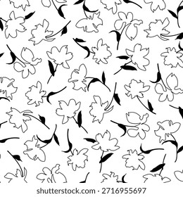 Abstraktes Blumenmuster perfekt für textiles Design,