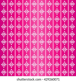 Abstract floral pattern. Pink pattern with flowers. Floral background.