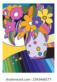 Resumen de patrones florales, plantas y flores ilustraciones exóticas de vectores dibujadas a mano. Exótico, colorido, adorno, diseño de motivos para la moda, tela, papel pintado.